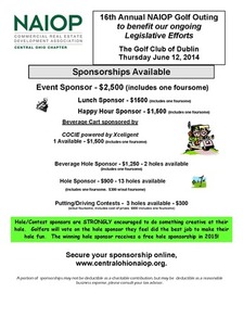 Golf Sponsor 2014