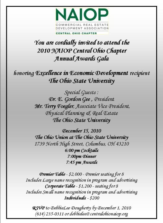 Awards Invite 2010